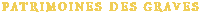 Logo Patrimoines des Graves
